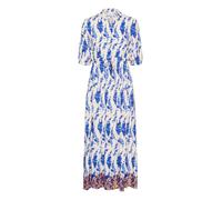 Cream Robe-chemise 'CRAlora' camel / bleu / bleu néon / blanc, Taille 36-38