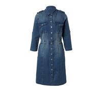 Cream, Femme, Robes, Bleu, Taille: 44 FR Robe Uniforme en Denim avec Manches ¾