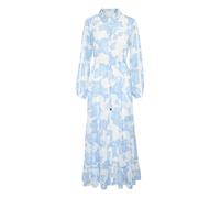 Cream, Femme, Robes, Multicolore, Taille: 40 FR Robe Bleue Paisley avec Manches Bouffantes