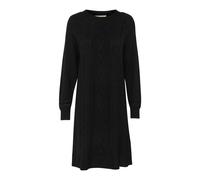 Cream - Robe en Tricot à Manches Bouffantes en Pitch Black - Femme - Robes - Noir - Taille: 36 FR