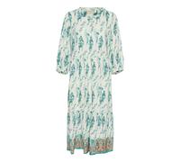 Cream - Robe à Volants Fleur Ethnique - Femme - Robes - Bleu - Taille: 42 FR