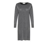 Cream Robes en maille 'CR Jolly' noir / argent, Taille XS