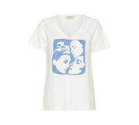 Cream T-shirt 'CR Lavika' bleu roi / blanc, Taille XS