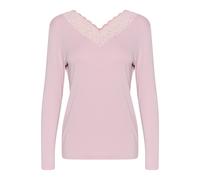 Cream T-shirt 'Trulla' rose, Taille L
