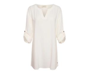 Cream - Tunique blanche avec col en V - Femme - Blouses et Chemises - Blanc - Taille: 38 FR