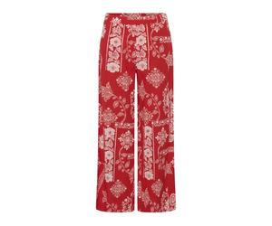 Cream - Wide Pantalons - Femme - Pantalons - Rouge - Taille: 46 FR