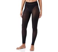 Cream Women's Leggings Stocking Cropped Skinny Fit High Waisted Sheer Stretchy