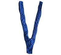 Creamlin Maillot de Bain Sexy pour Homme Borat Manikini Thong Costume de Halloween Cadeau de Noël (Bleu)