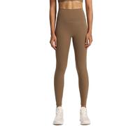 Creamlush Legging taille haute en tricot sans couture pour femme, doux comme du beurre, extensible, contrôle du ventre, pour le salon, l'entraînement, le yoga, la course à pied, kaki foncé, XL