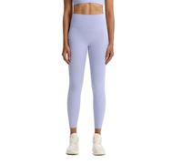 Creamlush Legging taille haute en tricot sans couture pour femme, doux comme du beurre, extensible, contrôle du ventre, pour le salon, l'entraînement, le yoga, la course à pied, Violet clair., XL