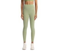 Creamlush Legging taille haute en tricot sans couture pour femme, doux comme du beurre, extensible, contrôle du ventre, pour le salon, l'entraînement, le yoga, la course à pied, Vert b, XL