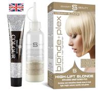 Creamy Blonde Hair Dye with added Plex Hair Care Conditioner, Permanent Hair Colour with Natural Creamy Toner for Blonde Hair, Vegan Hair Dye, Cruelty-Free - Smart Beauty Hair Colour