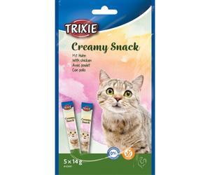Creamy snack con pollo, 5x14gr a busta - Offerta Multipack 6 Conf. Trixie