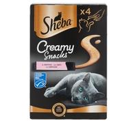Sheba Creamy Snacks au saumon 4 x 12 g