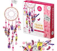 Creanino Attrape-rêve à fabriquer - Activité manuelle créative pour enfant fille - Coffret DIY original, bricolage amusant et éducatif