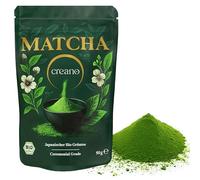 Creano Bio-Matcha Cérémonial 50 g - Thé vert japonais moulu haut de gamme pour les cérémonies traditionnelles, le matcha latte pour dégustation pure*