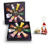 Creano Coffret Cadeau de Tisanes Bio de Noël - 9 Personnages Festifs Suspendables avec Sachets de Thé Pyramide - Infusions d’Hiver & Thé de Noël*