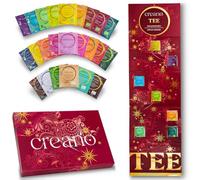 Creano® Coffret Infusions Bio 24 Sachets, Calendrier de l'Avent 48g* | 24 Variétés d’Herbes Différentes - Tisanes Mélangées pour Bien-être et Relaxation - cadeau de thé noble*