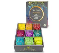 Creano "Organic Herbal Tea" Coffret Bio 90 sachets 9 variétés différentes - Coffret cadeau exceptionnel, naturel, idée cadeau pour les amateurs de thé*