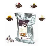 Creano Paquet en vrac 36 pcs - Fleurs de Thé Noir Teelini en Portion de Tasse - 4 Saveurs Aromatiques - Idéal pour Gastronomie & Gourmets