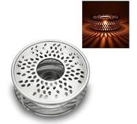 Creano Réchaud en Acier Inoxydable - Chauffe-thé - Stable ne Claque Pas - Rechaud pour Toutes Les théières