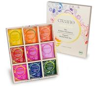 Creano Thé Bio "Organic Herbal Tea" - Coffret 27 sachets, 9 variétés (Fruits & Plantes) - Coffret cadeau naturel et exceptionnel, idée cadeau pour les amateurs de thé*