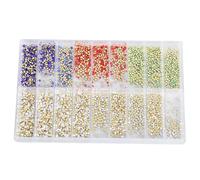Créant des strassage coloré Ensemble de longueurment polyvalente de la décoration de cas de téléphone à vêtements de bijoux pour les vêtements de bijoux