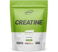 Creapure® Poudre de monohydrate de créatine 500 g - Monohydrate de créatine - Haute dose - Végétalien - Conditionné en Allemagne