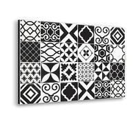 CREARREDA - Credence Pour Cuisine en Aluminium Made in Italy Protection pour Plaques de Cuisson et mur lavable et facile à Monter Plaque anti-éclaboussures en Métal