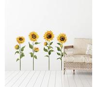 CREARREDA Sticker mural autocollant mural en vinyle non toxique amovible, décoration pour chambre, salon et cuisine pour murs clairs, facile à coller et durable