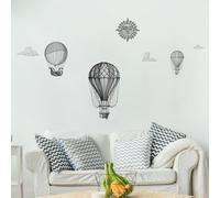 CREARREDA Sticker mural autocollant mural en vinyle non toxique amovible, décoration pour chambre, salon et cuisine pour murs clairs, facile à coller et durable