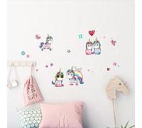 CREARREDA Sticker mural autocollant mural en vinyle non toxique amovible, décoration pour chambre, salon et cuisine pour murs clairs, facile à coller et durable