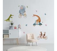 CREARREDA Sticker mural autocollant mural en vinyle non toxique amovible, décoration pour chambre, salon et cuisine pour murs clairs, facile à coller et durable