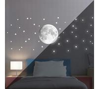 CREARREDA Sticker mural autocollant mural en vinyle non toxique amovible, décoration pour chambre, salon et cuisine pour murs clairs, facile à coller et durable