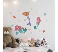 CREARREDA Sticker mural autocollant mural en vinyle non toxique amovible, décoration pour chambre, salon et cuisine pour murs clairs, facile à coller et durable
