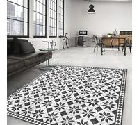 CREARREDA Tapis Salon antidérapant Old Style Carpet - 100x150 Tapis de Protection de Sol en Vinyle 100% fabriqué en Italie, avec Encre Non Toxique, Ignifuge et résistant à l'eau