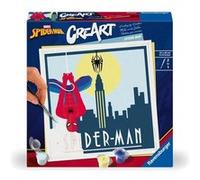 CreArt 20x20 cm Spider Man, Loisir créatif, 23891, Ravensburger Bleu G