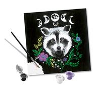 Ravensburger – Peinture par numéros CreArt carré 20x20 cm Raton Laveur – Pixie Cold – Adulte