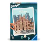 Ravensburger Peinture par numéros CreArt Milan 24x30 cm – Loisir créatif – Dès 12 ans