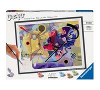 Ravensburger - Peinture par numéros Adulte CreArt 30x40 cm Kandinsky - Jaune, Rouge, Bleu - 23650