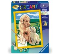 CreArt Kids 18x24cm Amour maternel, Kit de peinture par numéros Numéro d'Art, Des 7 ans, 25827, Ravensburger