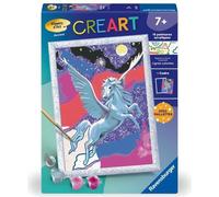 CreArt Kids 18x24cm Etincelant Pégase, Kit de peinture par numéros Numéro d'Art, Des 7 ans, 25830, Ravensburger