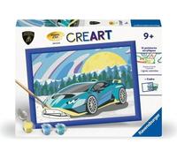 CreArt Kids 18x24cm Lamborghini, Kit de peinture par numéros Numéro d'Art, Des 7 ans, 25842, Ravensburger