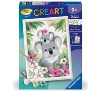 CreArt Kids 18x24cm Maman koala et son bébé, Kit de peinture par numéros Numéro d'Art, Des 9 ans, 25833, Ravensburger