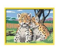 CreArt Kids 18x24cm Petits léopards Jaune