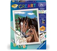 Ravensburger Kit peinture par numéros CreArt Kids Tendresse 18x24 cm avec autocollants dès 7 ans
