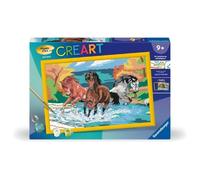 Creart Kids 31x21cm Horde De Chevaux. Kit De Peinture Par Num¿Ros Num¿Ro D'art. Des 9 Ans. 25846. Ravensburger
