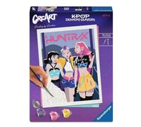 Ravensburger – Kit peinture par numéros CreArt Huntr/X Kpop Demon Hunters 18×24 cm – Dès 12 ans