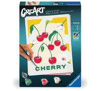 Ravensburger Peinture par numéros CreArt 18 x 24 cm – Adulte – Cherry – Activité détente