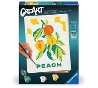 Ravensburger - Peinture par numéros CreArt 18 x 24 cm Adulte Peach 25517